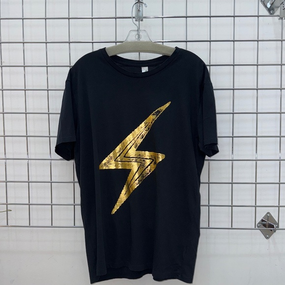 Lucky Fish Gold Metallic T shirt - Picture 1 of 2